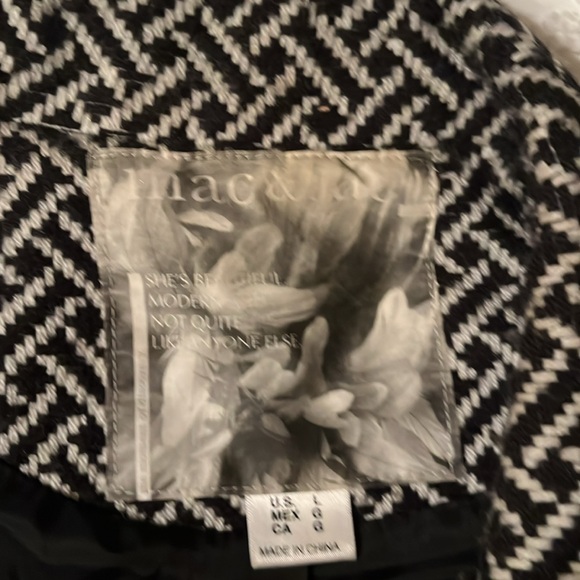 Mac & Jac double breasted herringbone jacket - Picture 6 of 9